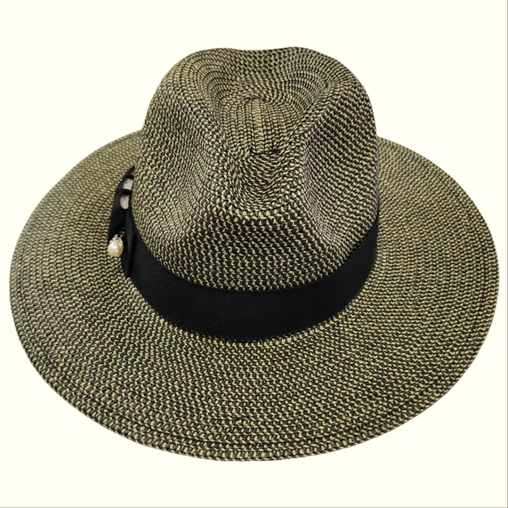 Betmar New York ELLERY Braided Safari Fedora Hat One Size UPF‎ 50+ NWT - Picture 3 of 11